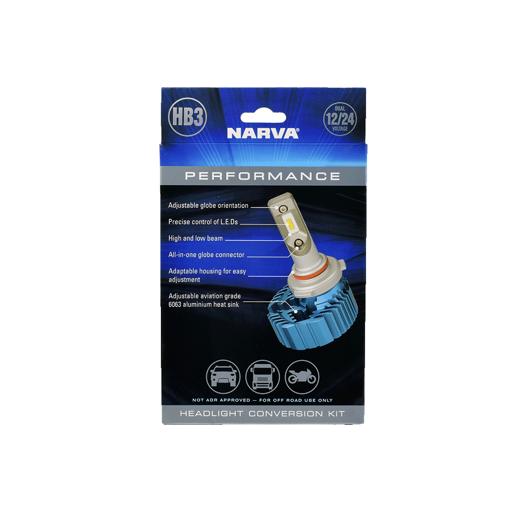 Narva HB3 LED Head Lamp Conversion Kit 12/12V - 18405