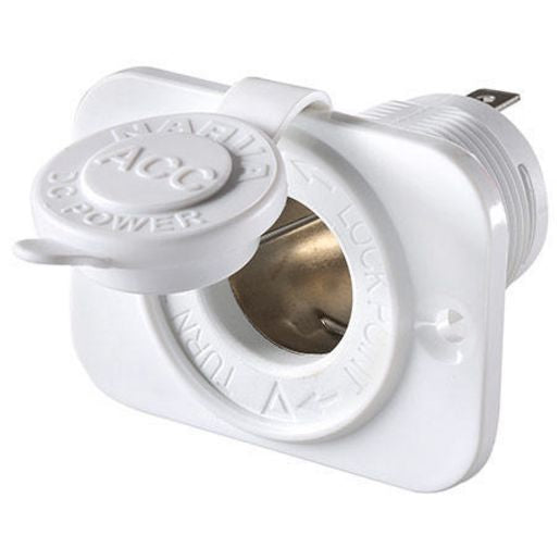 Narva Toyota Style Sealed Push Switch Off/On SPDT 12V Blue LED Illuminated Beacon Symbol - 63322BL