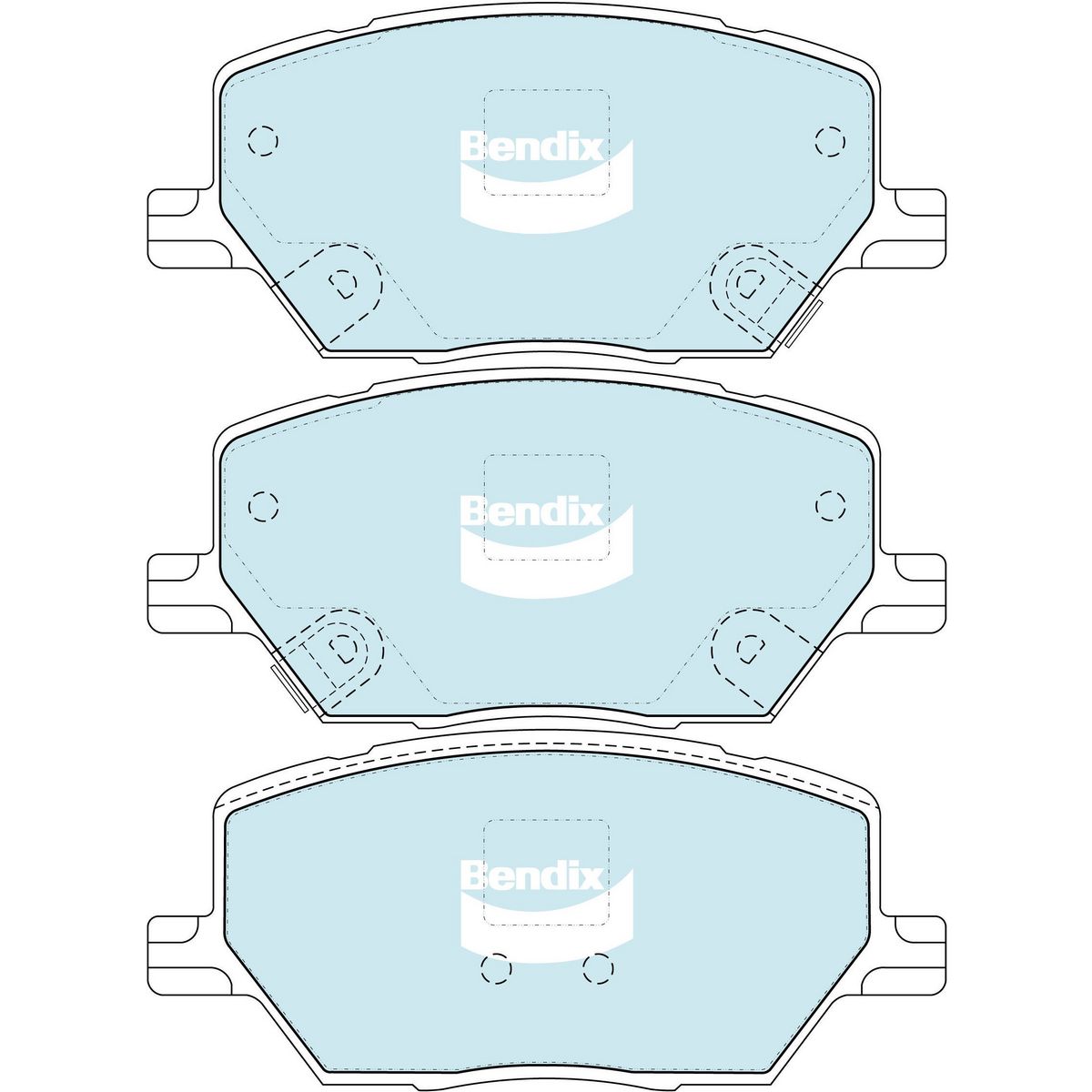 Bendix Brake Pads Set - 4WD/SUV - DB2399 4WD