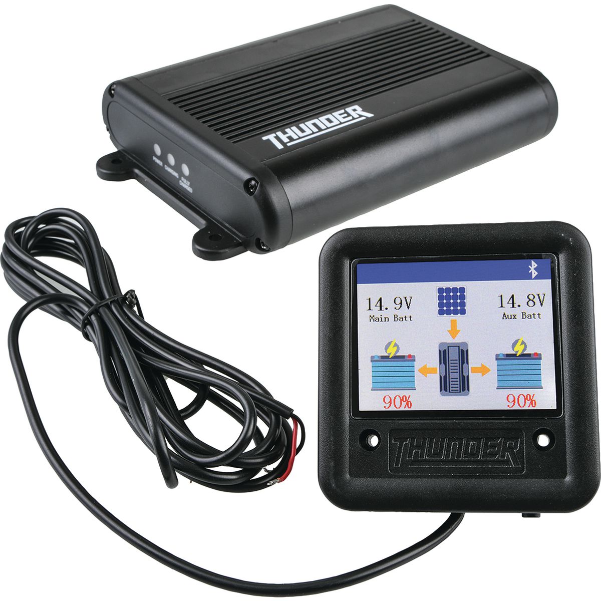 Thunder 20A DC-DC Charger W/Solar Input - TDR02021