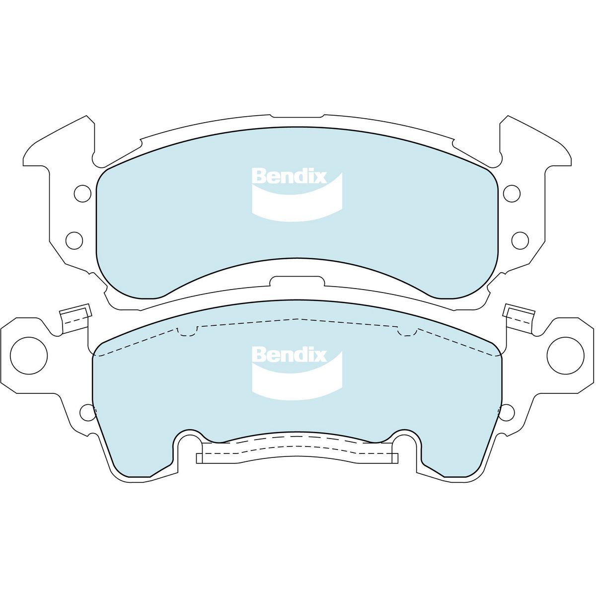Bendix Brake Pads Set - Heavy Duty - DB1771HD