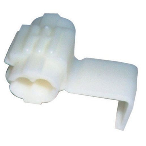 Narva Crimp Terminal 2-Way Male/Female Connector Red Terminal Entry 6.3 x 0.8mm Vinyl 100Pk - 56130