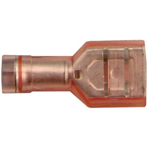 Narva Crimp Terminal Ring Yellow Terminal Entry 6.3mm Vinyl 100 Pce - 56188
