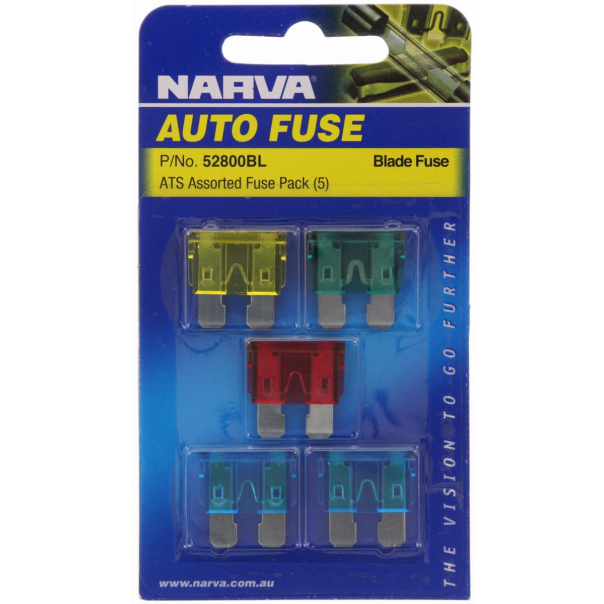 Narva Glass Fuse 3AG 10A 5 Pack - 52310BL