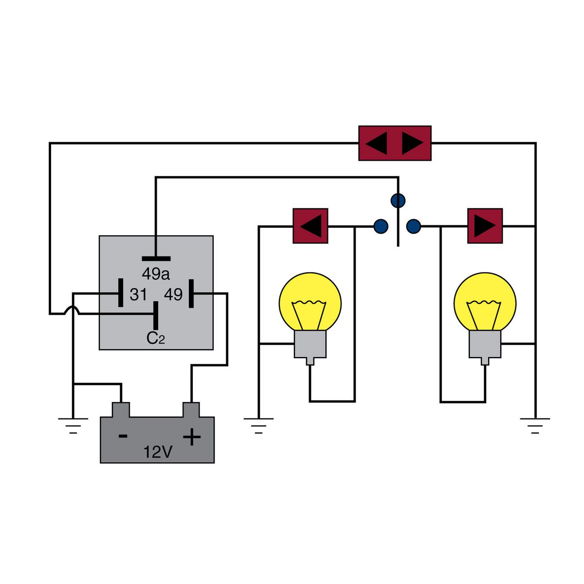 Tridon Flasher 12V 4 Pin - FET16
