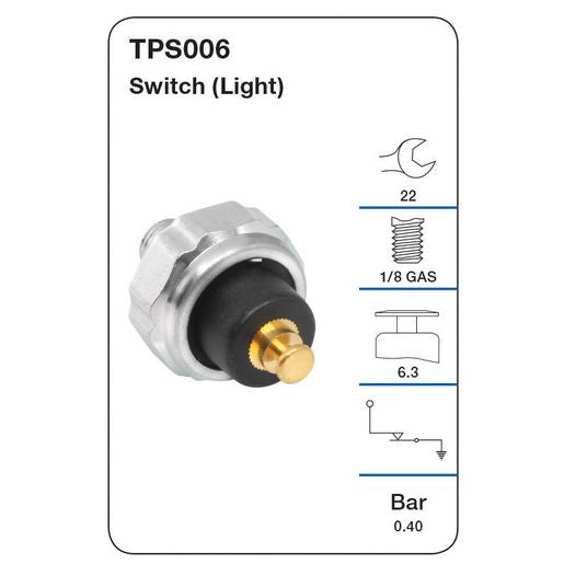 Tridon Oil Pressure Switch - TPS006