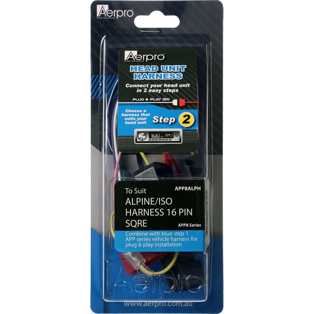 Aerpro T-Harness fits Chrysler/Jeep - CT10CH02