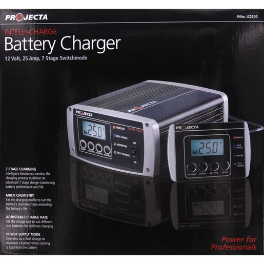 PROJECTA Intelli-Charge 25A 12V Battery Charger 7 Stage Auto IC2500