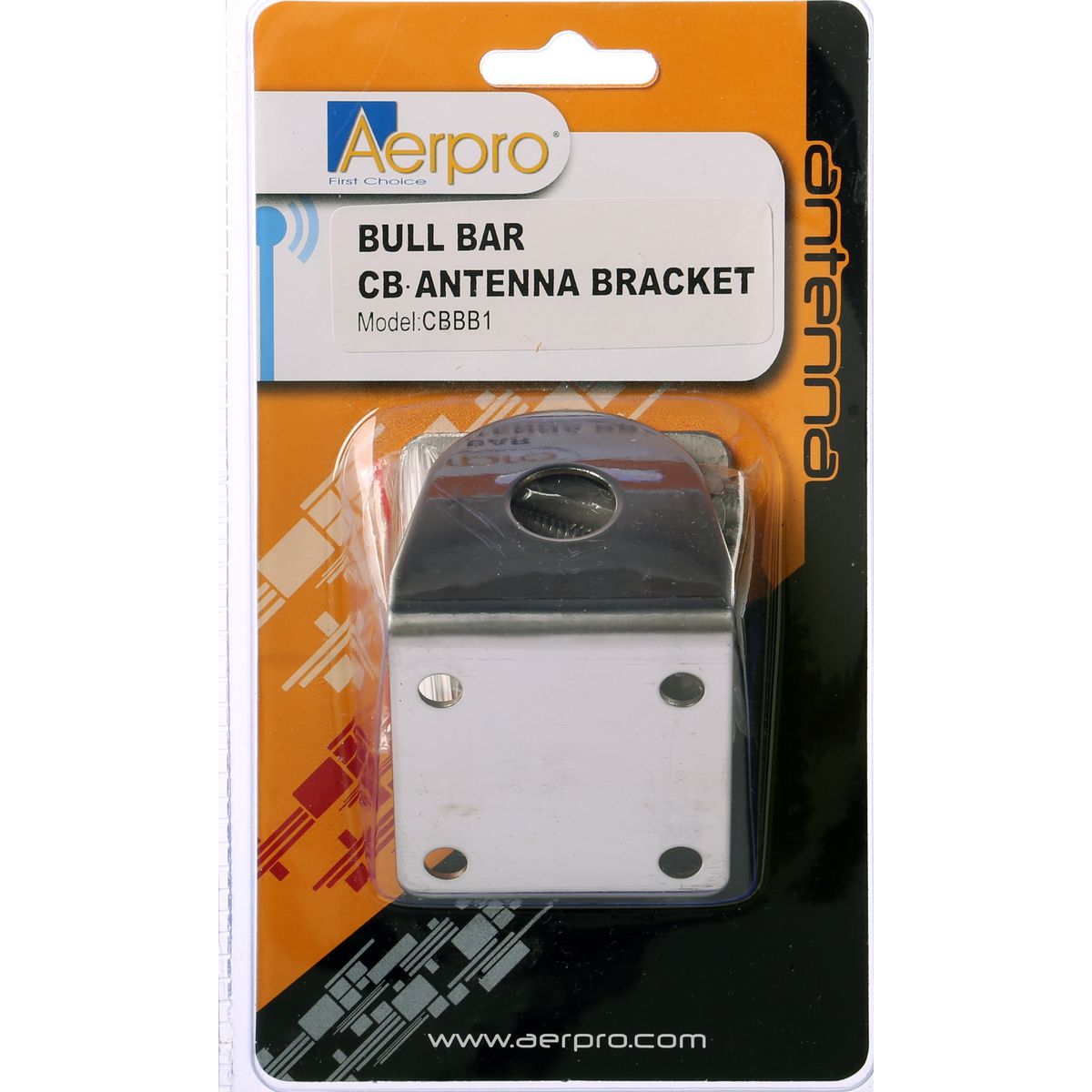 Aerpro Bull Bar CB Antenna Bracket - CBBB1