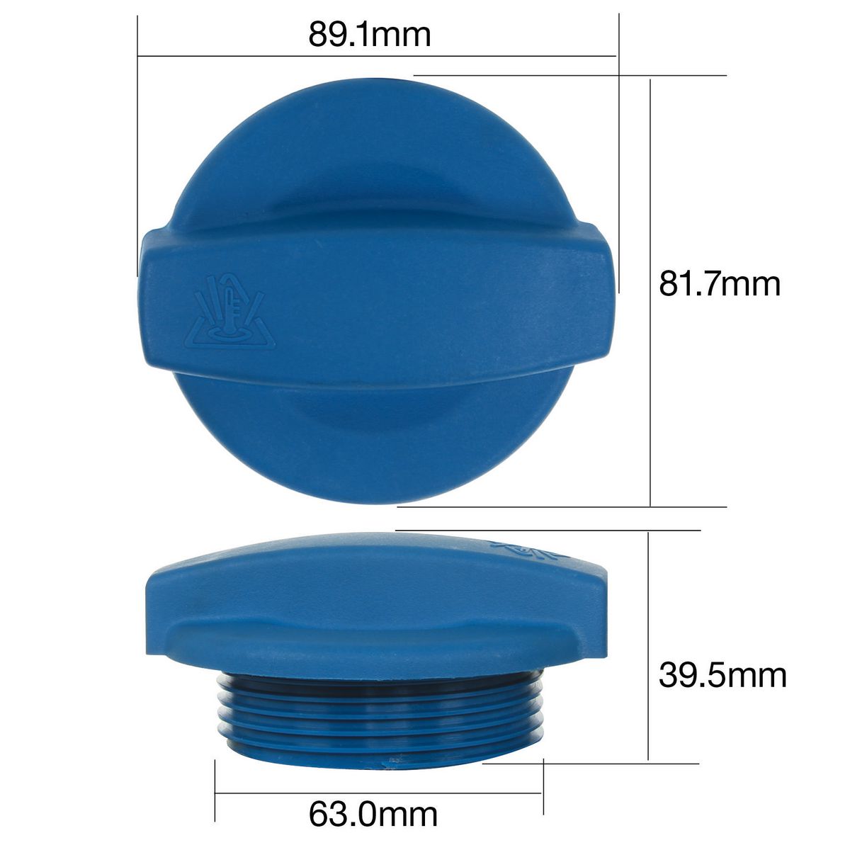 Tridon Radiator Cap 22 Psi - 150 Kpa Plastic Screw On - CT22150