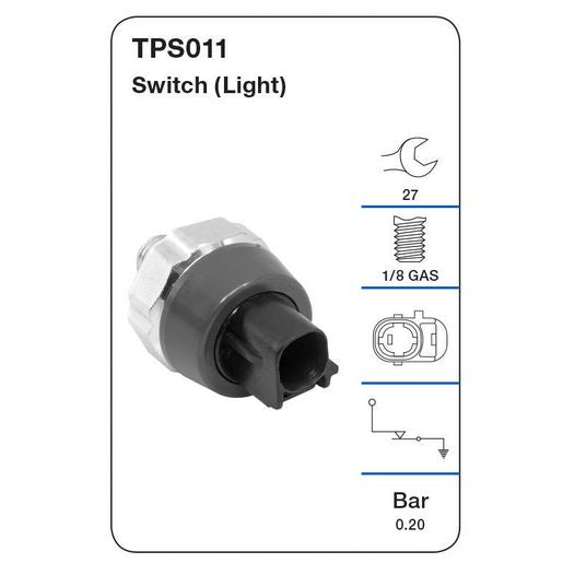 Tridon Oil Pressure Switch (Light) - TPS011