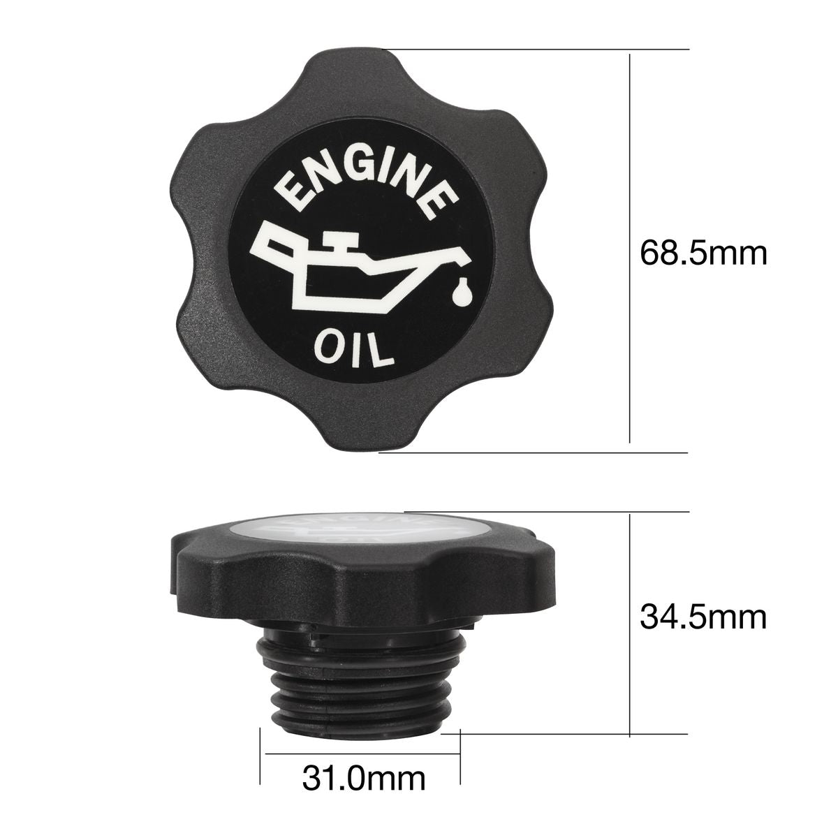 Tridon Oil Cap - TOC527