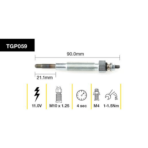 Tridon Glow Plug 11V - TGP059