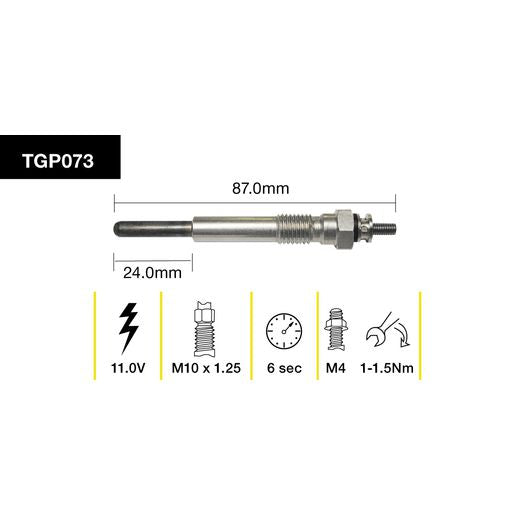 Tridon Glow Plug 11V - TGP073