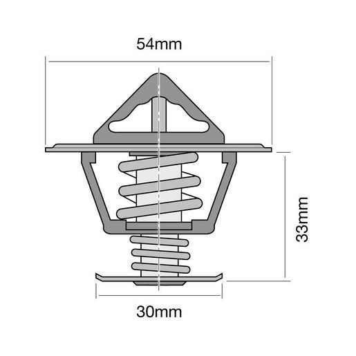 Tridon High Flow Thermostat 54Mm - 77 Degrees C - TT518-170