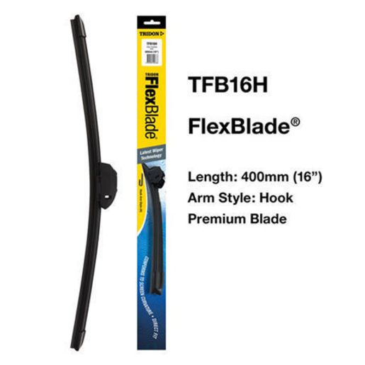 Tridon Flexblade Wiper Blade Hook Type 400Mm - TFB16H