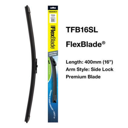 Tridon Flexblade Wiper Blade Side Lock 400Mm - TFB16SL