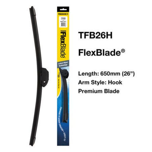 Tridon Flexblade Wiper Blade Hook Type 650Mm - TFB26H