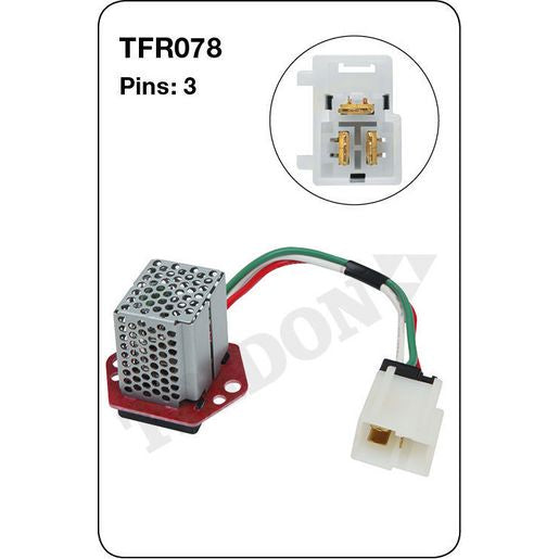 Tridon Heater Fan Resistor - TFR078