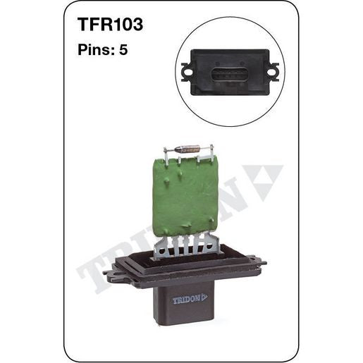 Tridon Heater Fan Resistor - TFR103