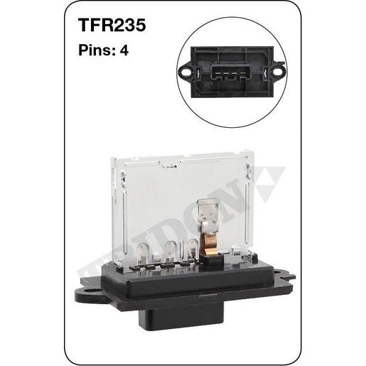 Tridon Heater Fan Resistor - TFR235