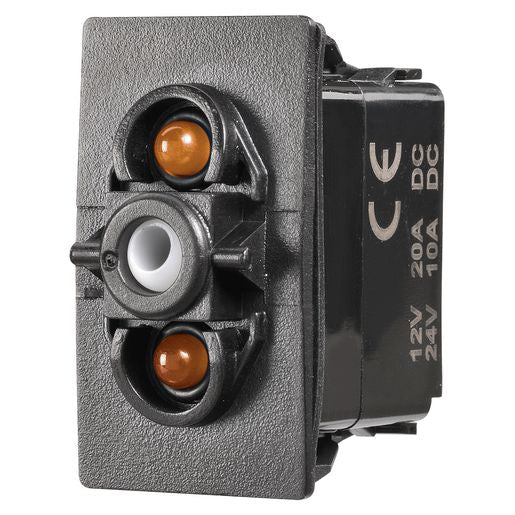 Narva Sealed Rocker Switch Off/On SPDT 12V/24V Blue LED - 63245BL