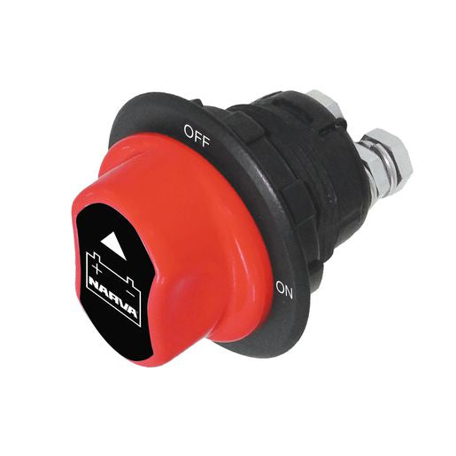 Narva HDRV 50A Merit Twin Socket Flush Mount with Covers - 81147BL