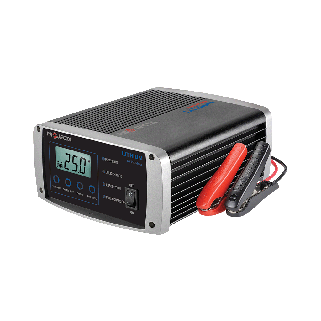 PROJECTA Intelli-Charge 2-25A 12V Lithium Battery Charger 5 Stage Auto IC2500L