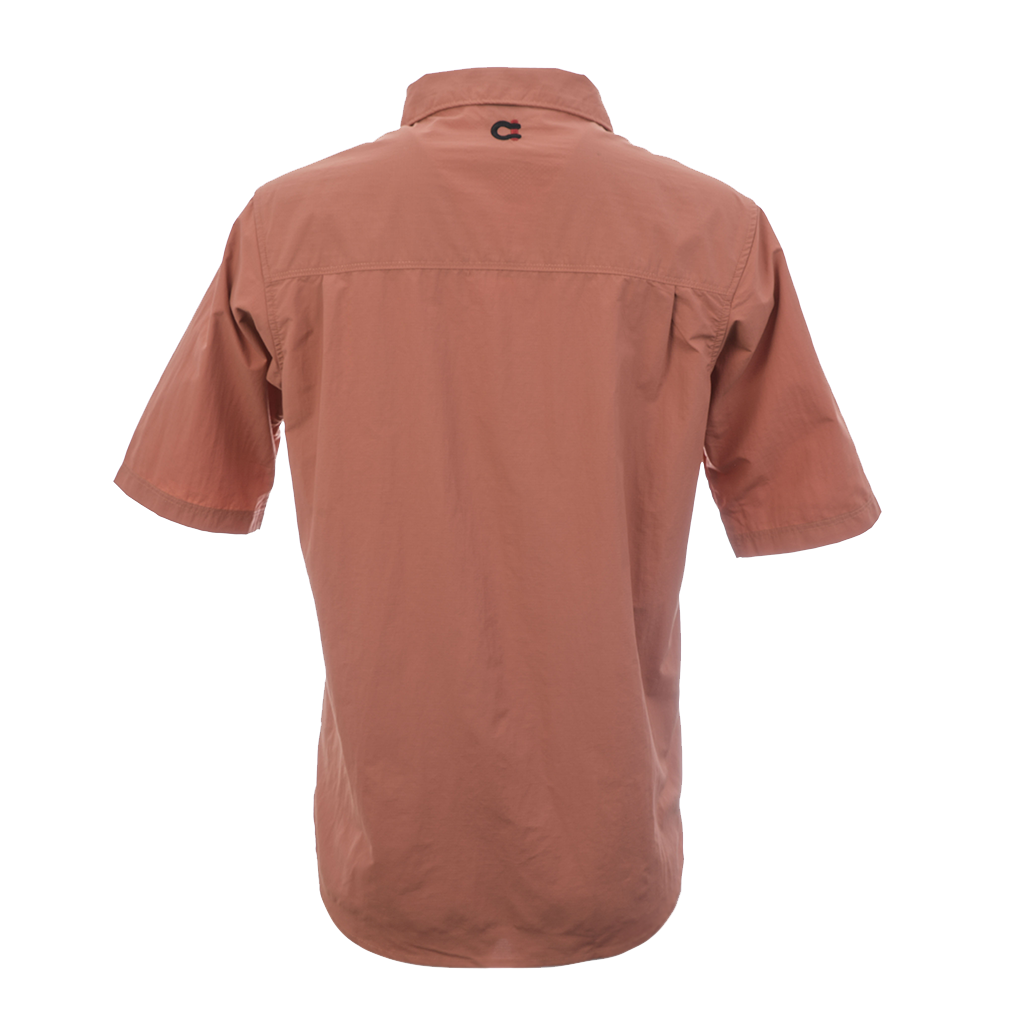 Women's Short Sleeve Action Shirt Dusty Terracotta - SF4002DT