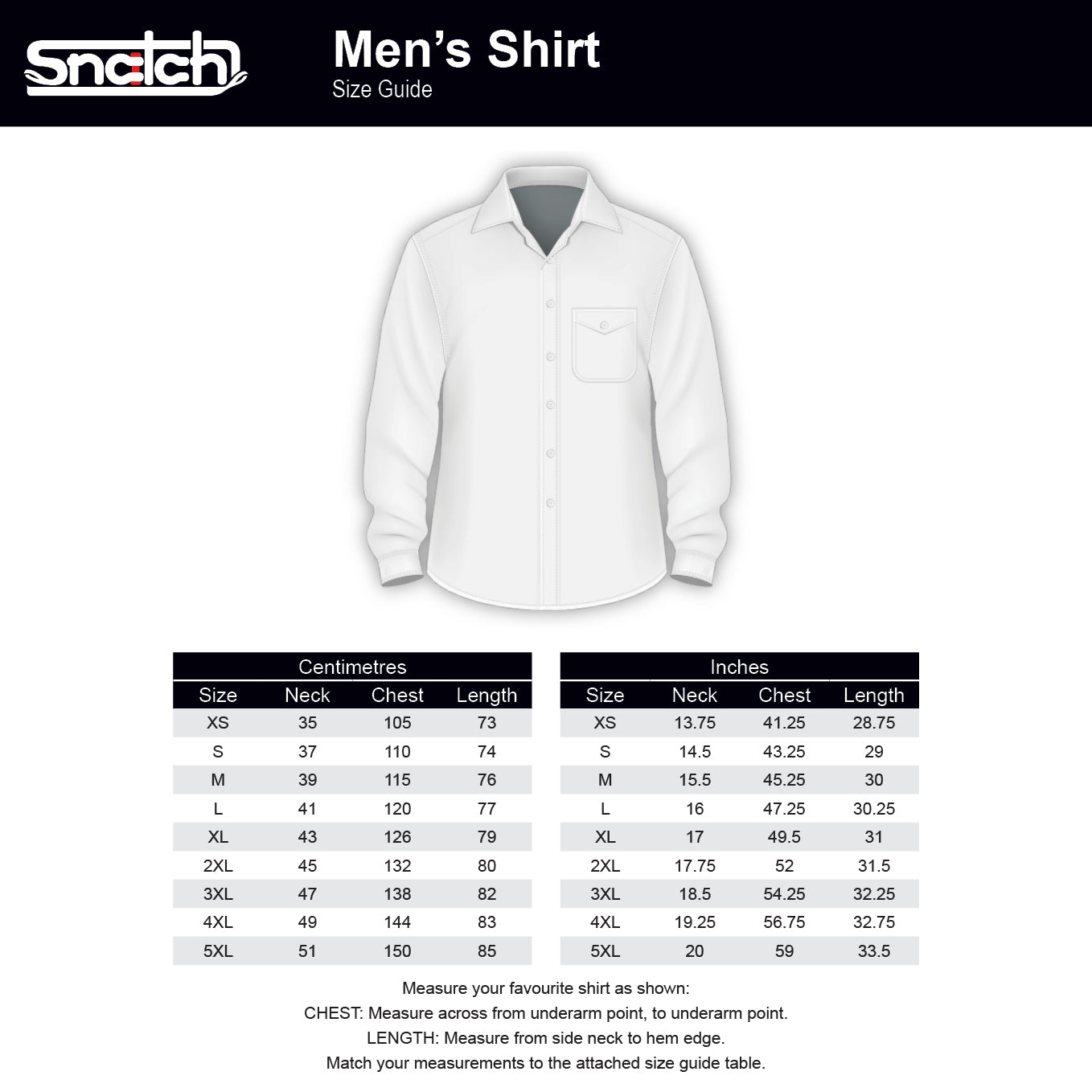 Snatch Long Sleeve Work Shirt Black - SM4101BK