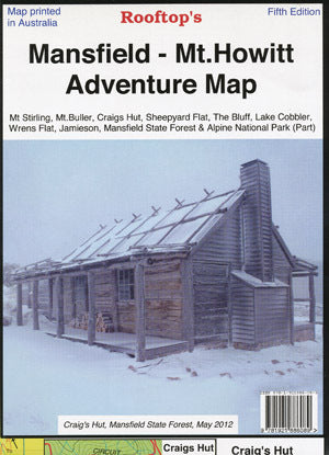 Mansfield - Mt Howitt Adventure Map - 9781921886089
