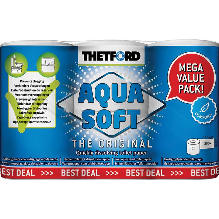Thetford Aquasoft Toliet Rolls 6Pk - T202241