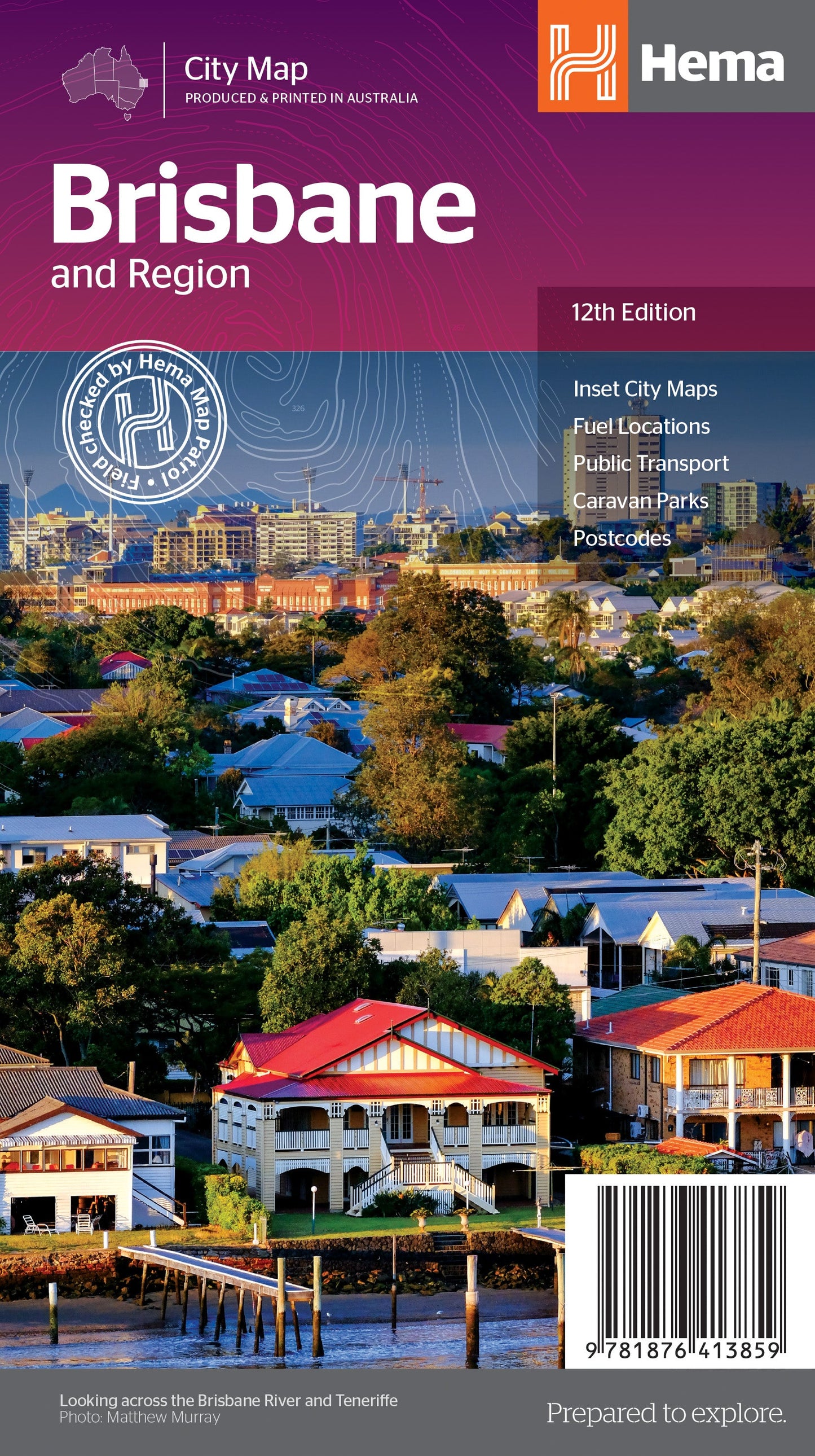 Brisbane Map Region Edition 12 - 9781876413859