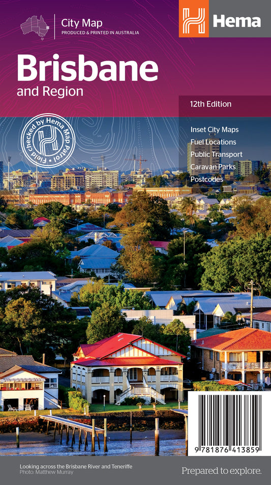 Brisbane Map Region Edition 12 - 9781876413859