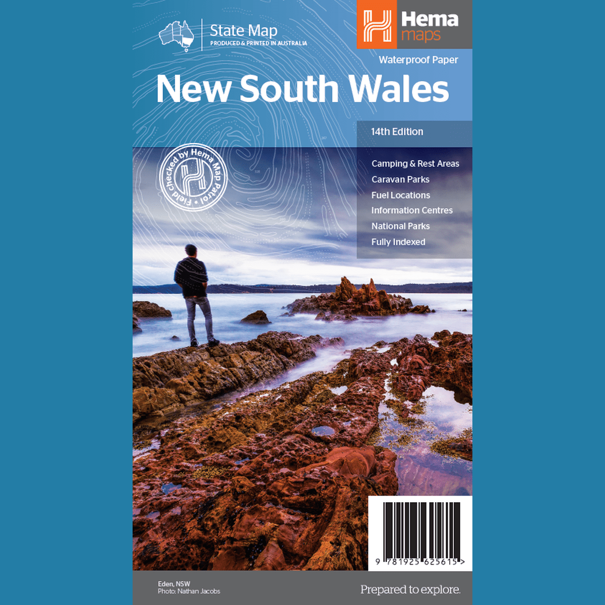 New South Wales State Map 14th Edition - 9781925625615