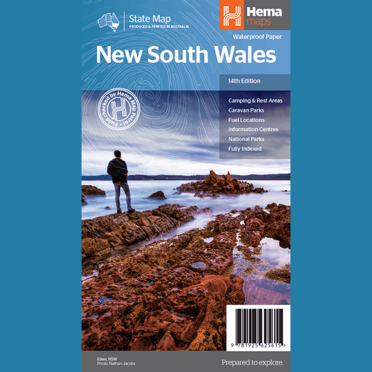 New South Wales State Map 14th Edition - 9781925625615