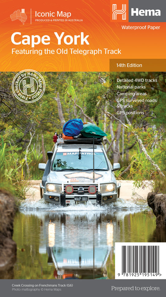 Cape York Map 14th Edition - 9781925195149