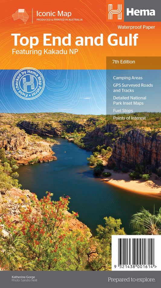 Top End And Gulf Map Edition 7 - 9321438001614