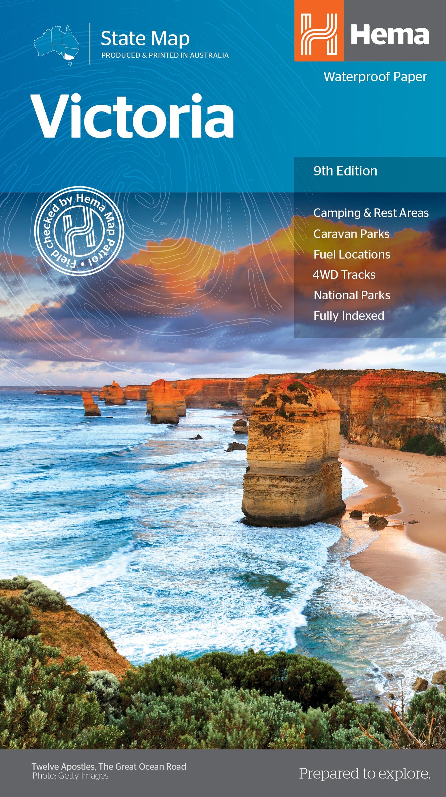 Victoria State Map Edition 9 - 9781865009834
