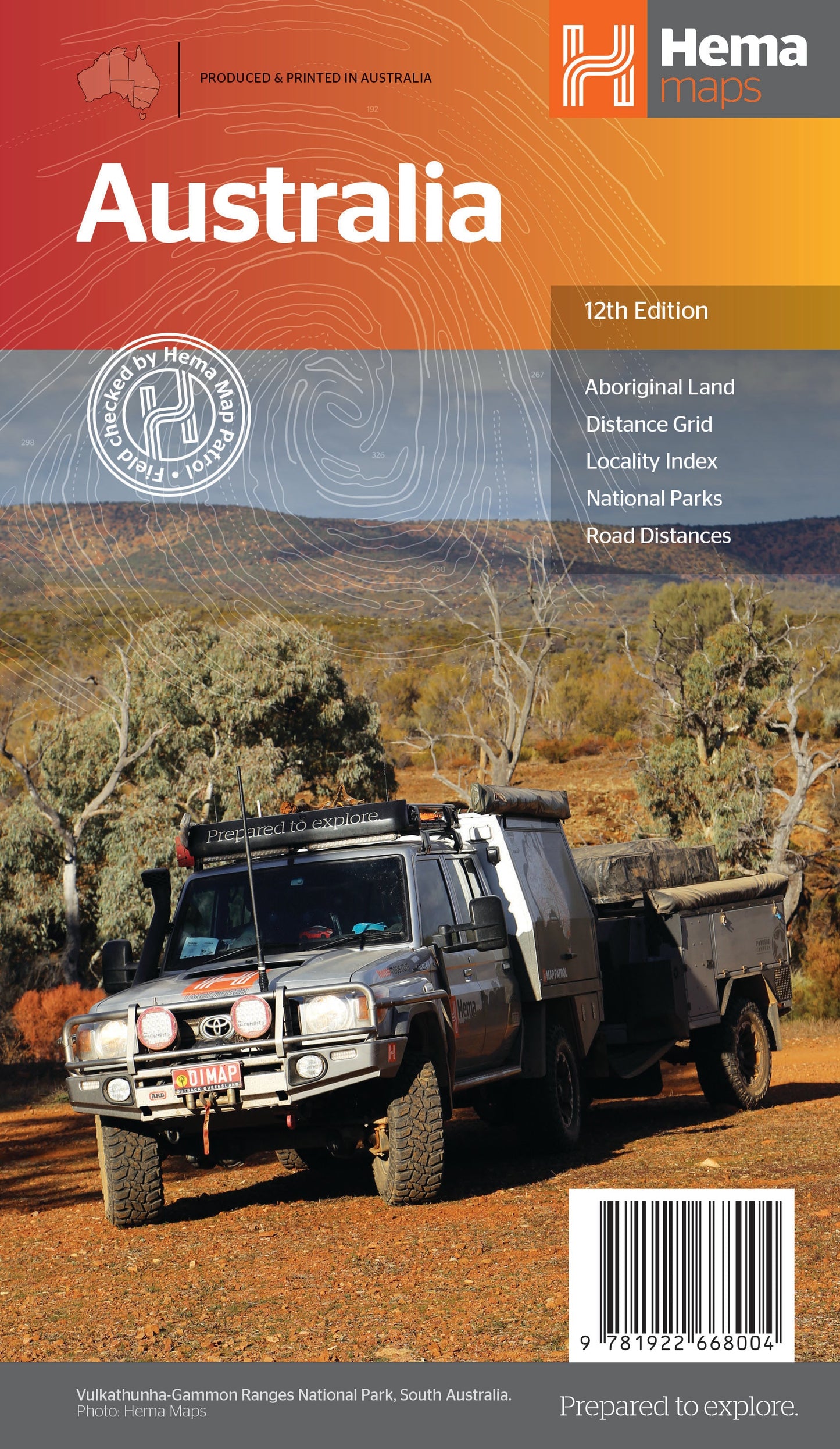 Australia Large Map 12th Editionition - 9781922668004