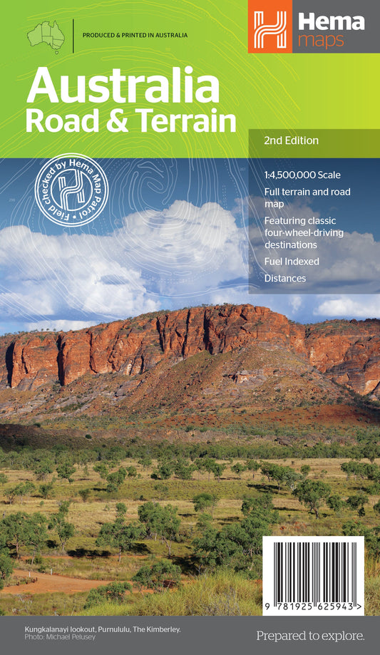 Australia Road And Terrain Edition 2 - 9781925625943