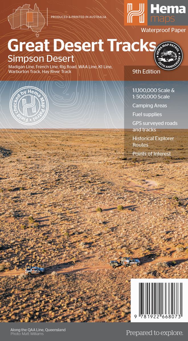 Great Desert Tracks Simpson Desert - 9781876413934