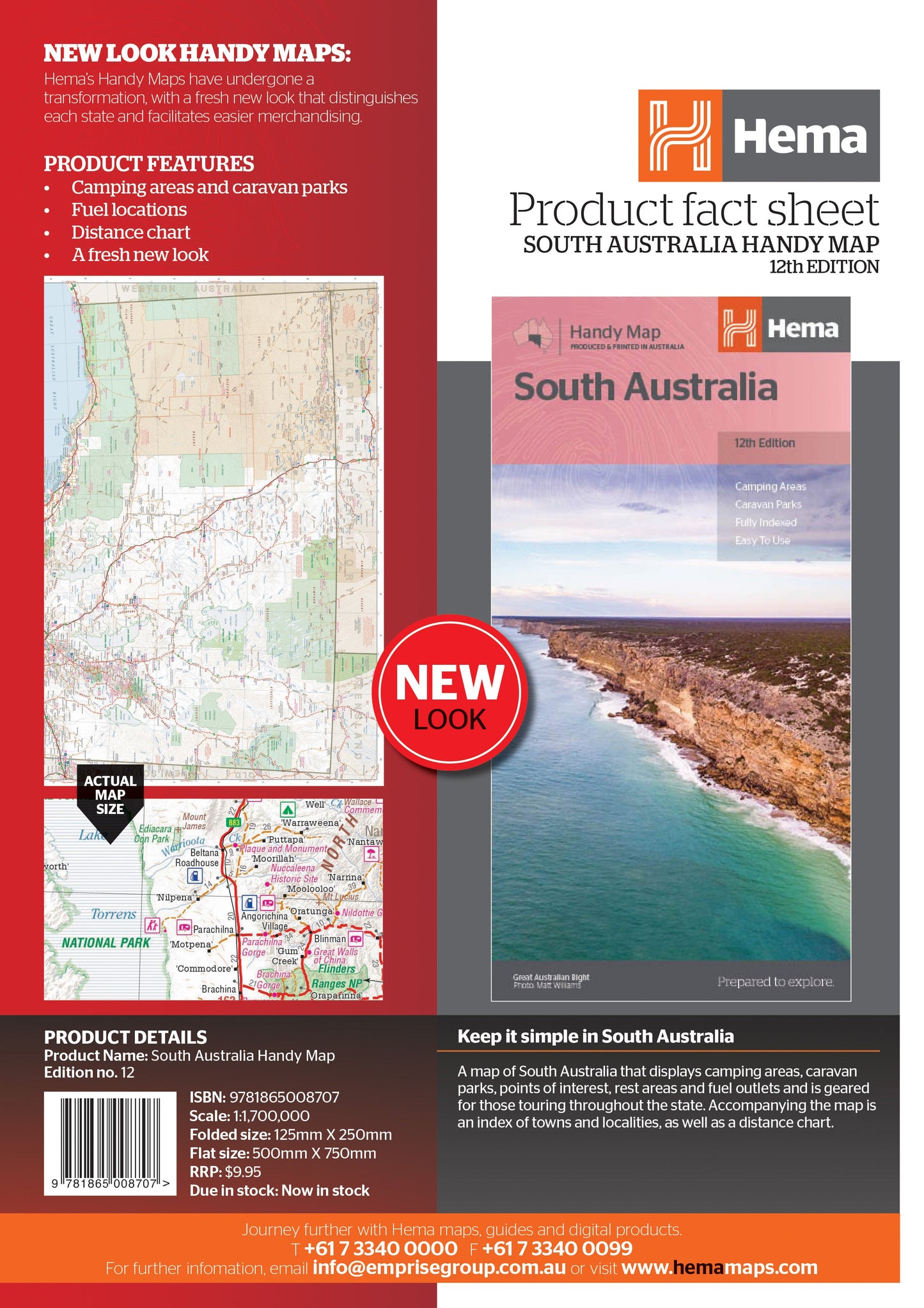 South Australia Handy Edition 12 - 9781865008707