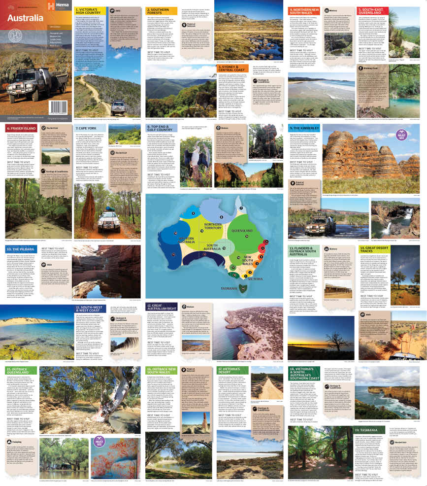 Australia Large Map 11th Editionition - 9781876413064
