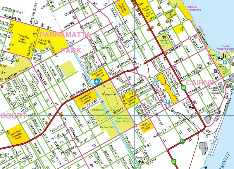 Cairns And Region Map 14th Edition - 9781865008912