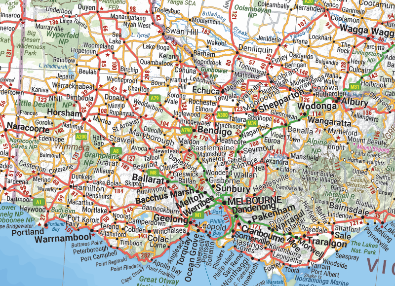 Australia Large Map 11th Editionition - 9781876413064