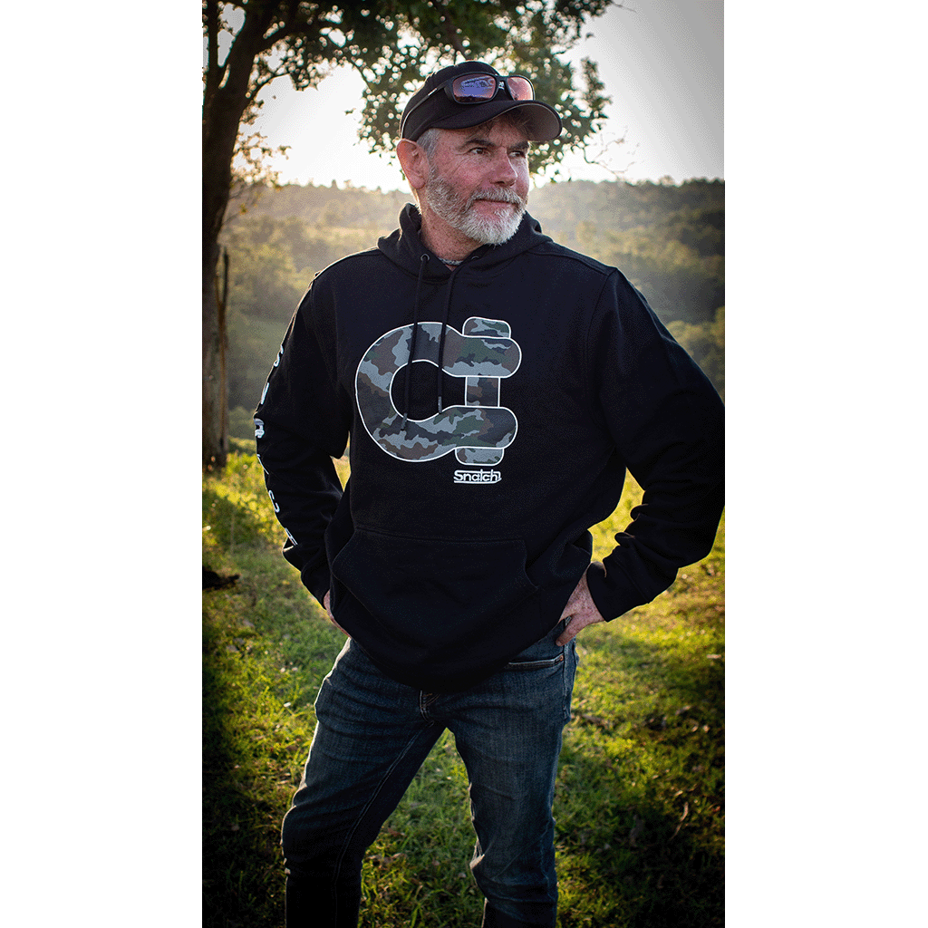 Hoodie Camo Shackle Black