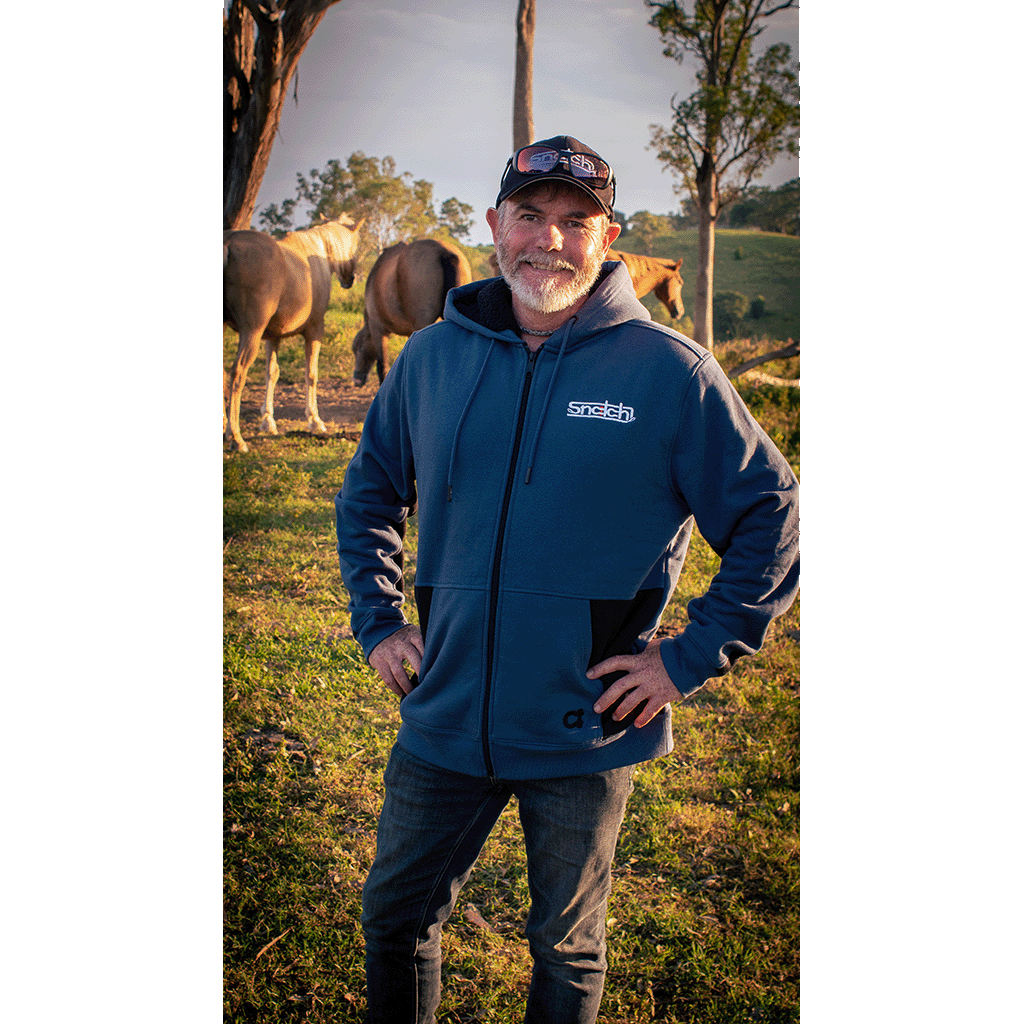 Sherpa Hoodie Lined Zip Petrol