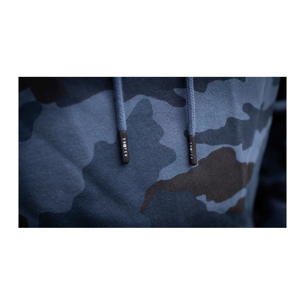 Embroidered Snatch Hoodie Petrol Camo