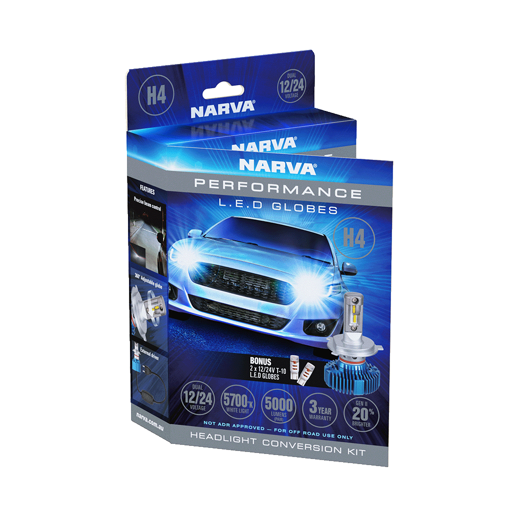 Narva H4 12V/24V LED Conversion Kit - 18404